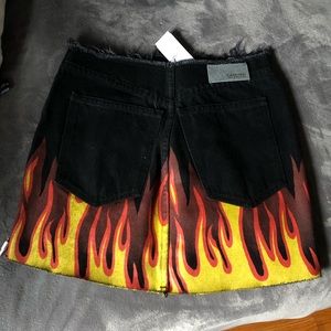 LF CARMAR flame skirt